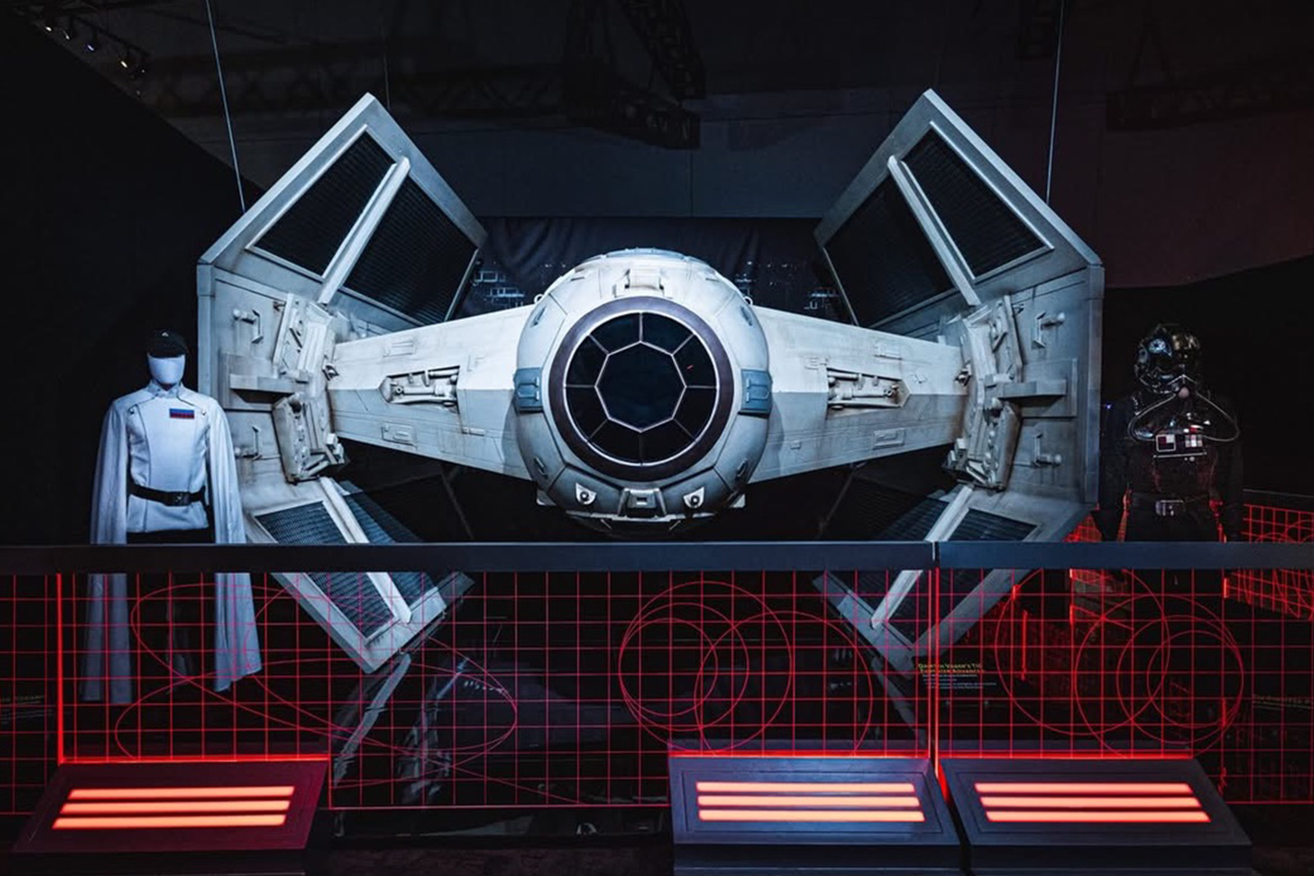 To our knowledge the only freestanding TIE Advanced in the world — built to 85% scale.