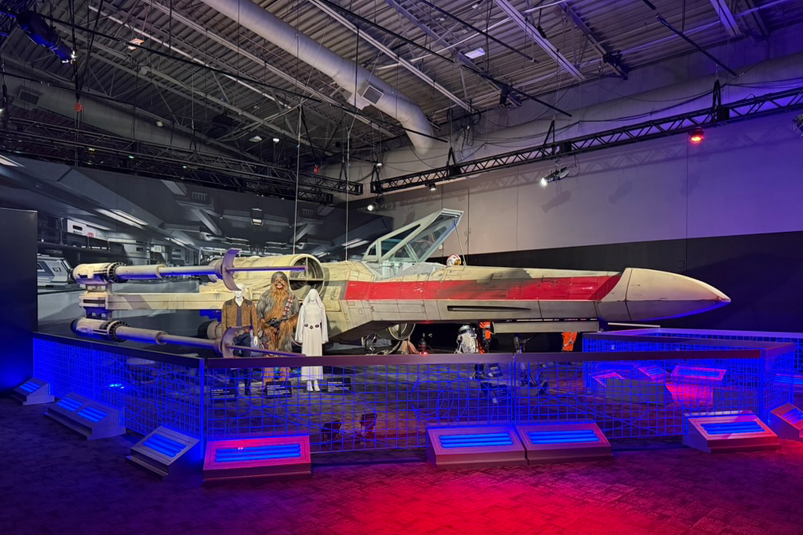 The X-Wing weighs over 8 tons, and is 40 feet nose to tail — it’s a 1:1 scale.